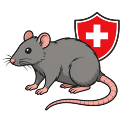 Ícone de riscos à saúde causados por ratos